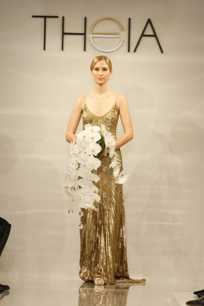 Gold Wedding Dress by Theia Gloria Gloria Gold Deco Wedding Dress by Theia for 2014