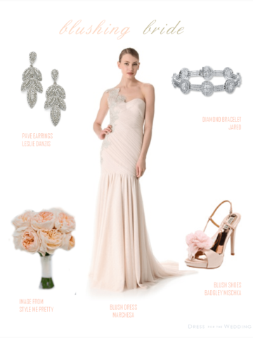 Blush Bridal Gown